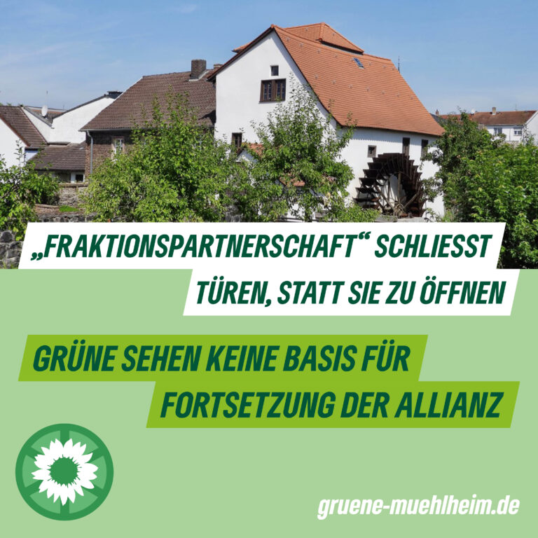 „Fraktionspartnerschaft“: Grüne sehen keine Basis für Fortsetzung der Allianz